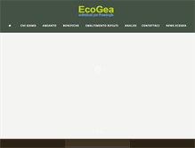 Tablet Screenshot of ecogea.it